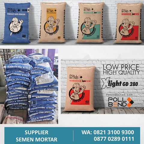 Supplier Semen Mortar Perekat Bata Ringan Sidoarjo